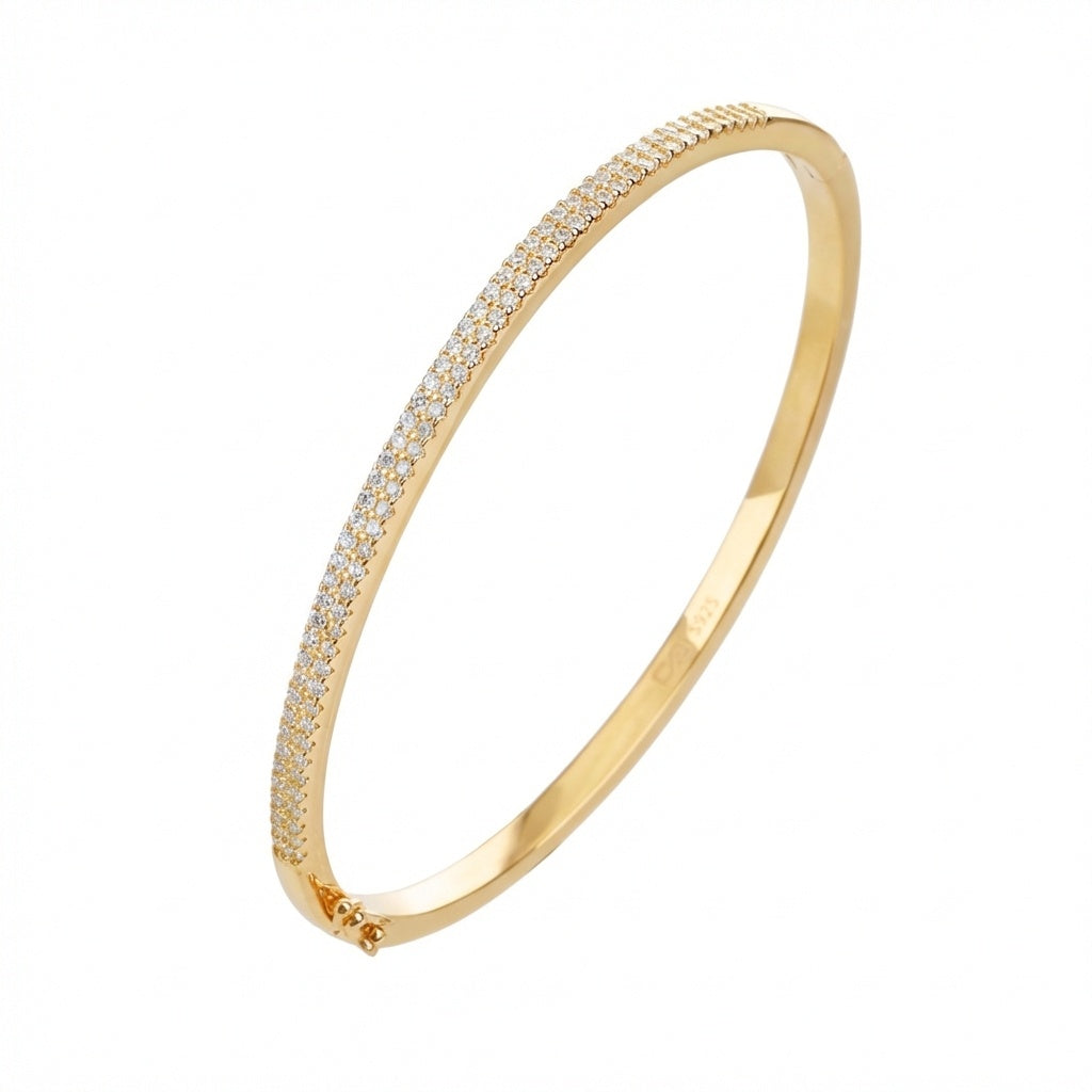 צמיד קשיח סרליה גולד